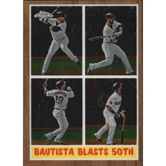 2011 Topps Heritage Chrome Refractors #C107 Jose Bautista
