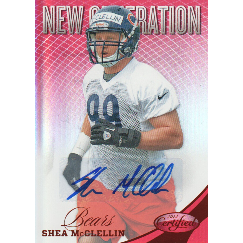 2012 Certified Mirror Red Signatures #303 Shea McClellin/350