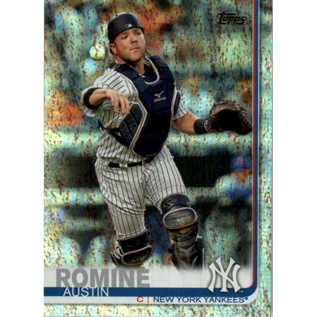 2019 Topps Factory Set Sparkle Foil #426 Austin Romine. rookie card picture