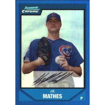 2007 Bowman Chrome Prospects Blue Refractors #BC151 J.R. Mathes