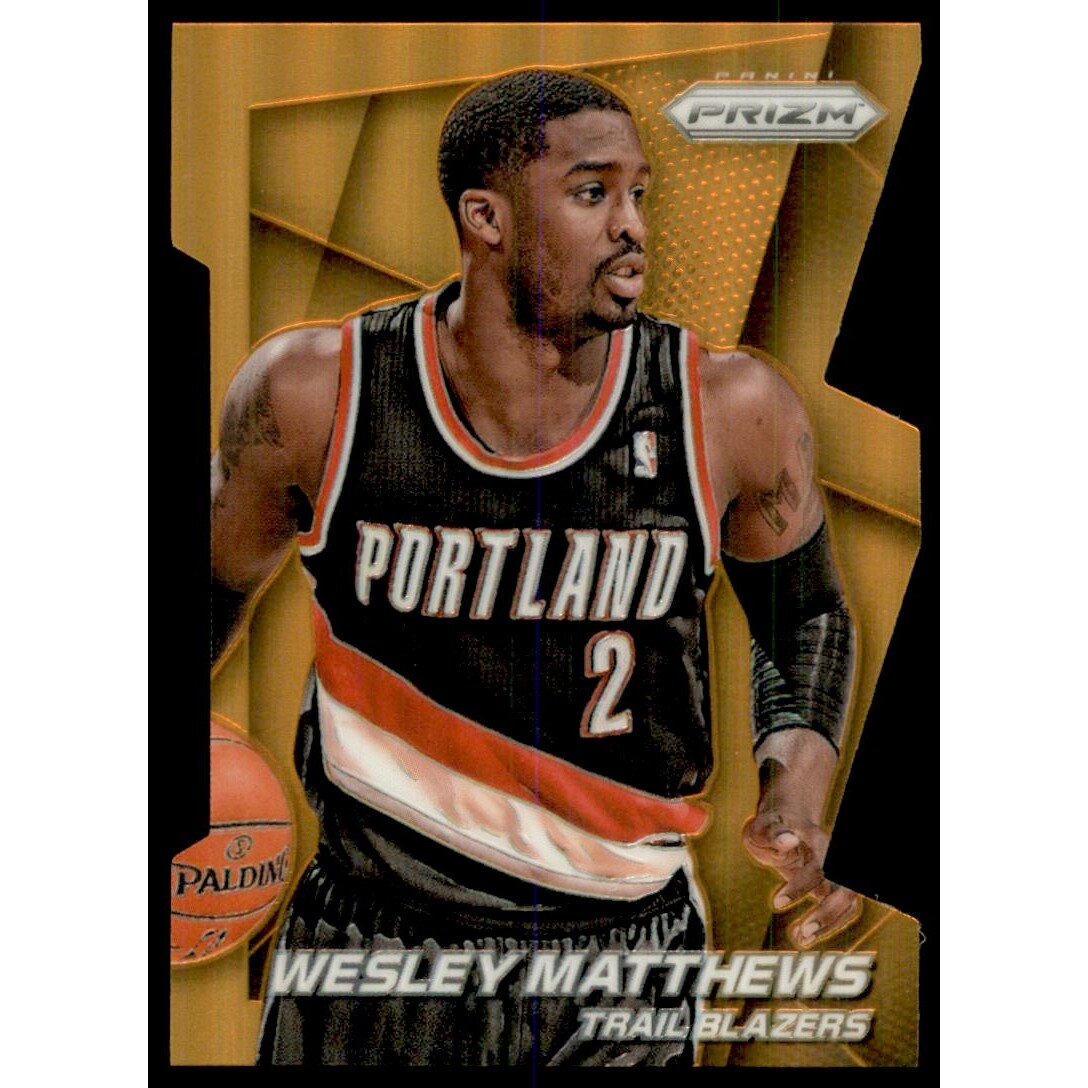 2014-15 Panini Prizm Prizms Orange Die Cut #144 Wesley Matthews 2014-15 Panini Prizm Prizms Orange Die Cut #144 Wesley Matthews
