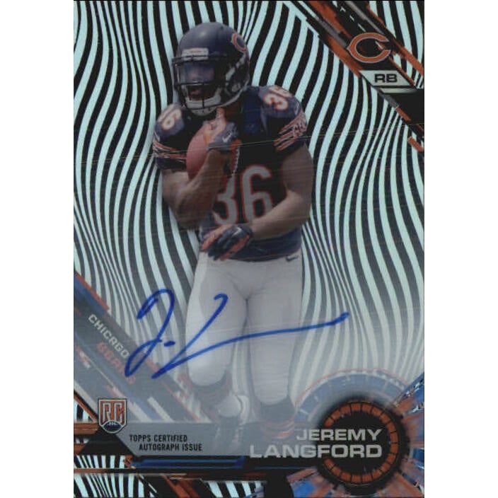 2015 Topps High Tek Autographs #77 Jeremy Langford