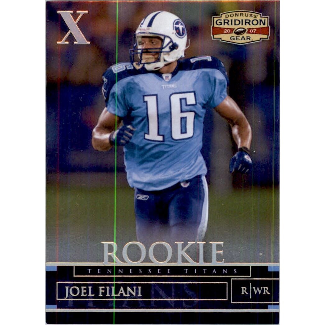 2007 Donruss Gridiron Gear Gold Holofoil X's #150 Joel Filani