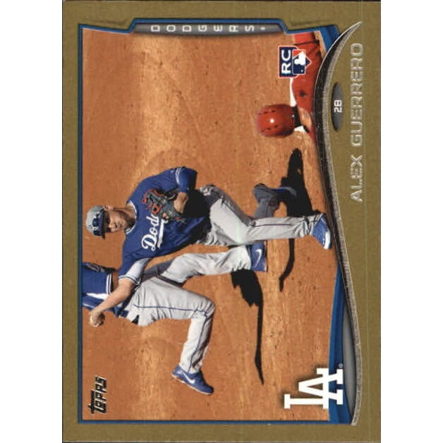 2014 Topps Mini Gold #643 Alex Guerrero. rookie card picture