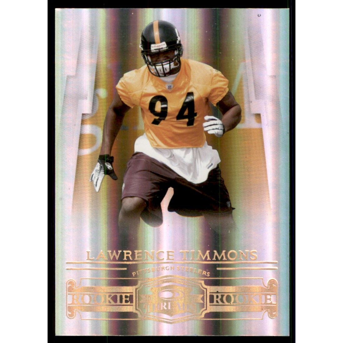 2007 Donruss Threads Bronze Holofoil #220 Lawrence Timmons. rookie card picture