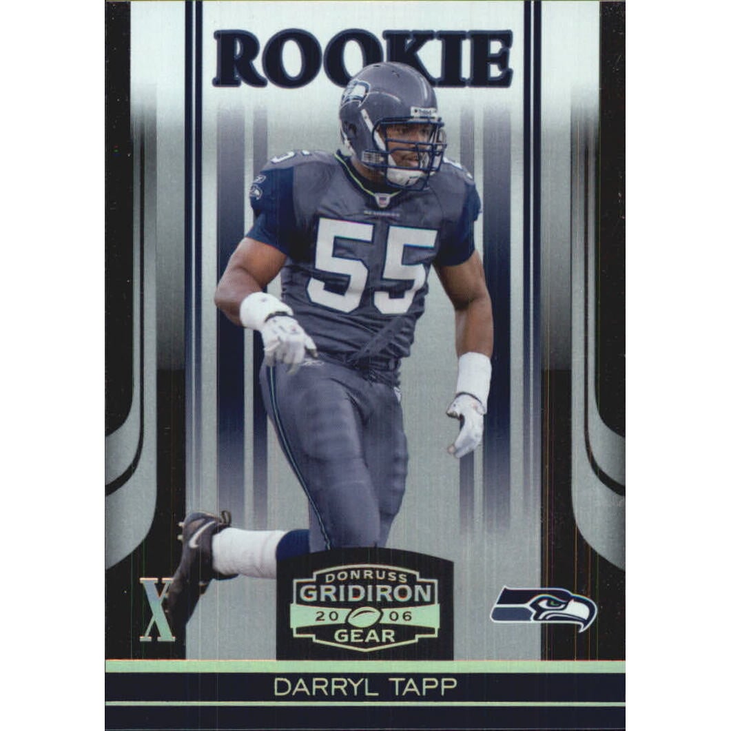 2006 Donruss Gridiron Gear Gold Holofoil O's #127 Darryl Tapp. rookie card picture