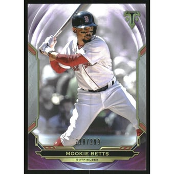 2019 Topps Triple Threads Amethyst #86 Mookie Betts