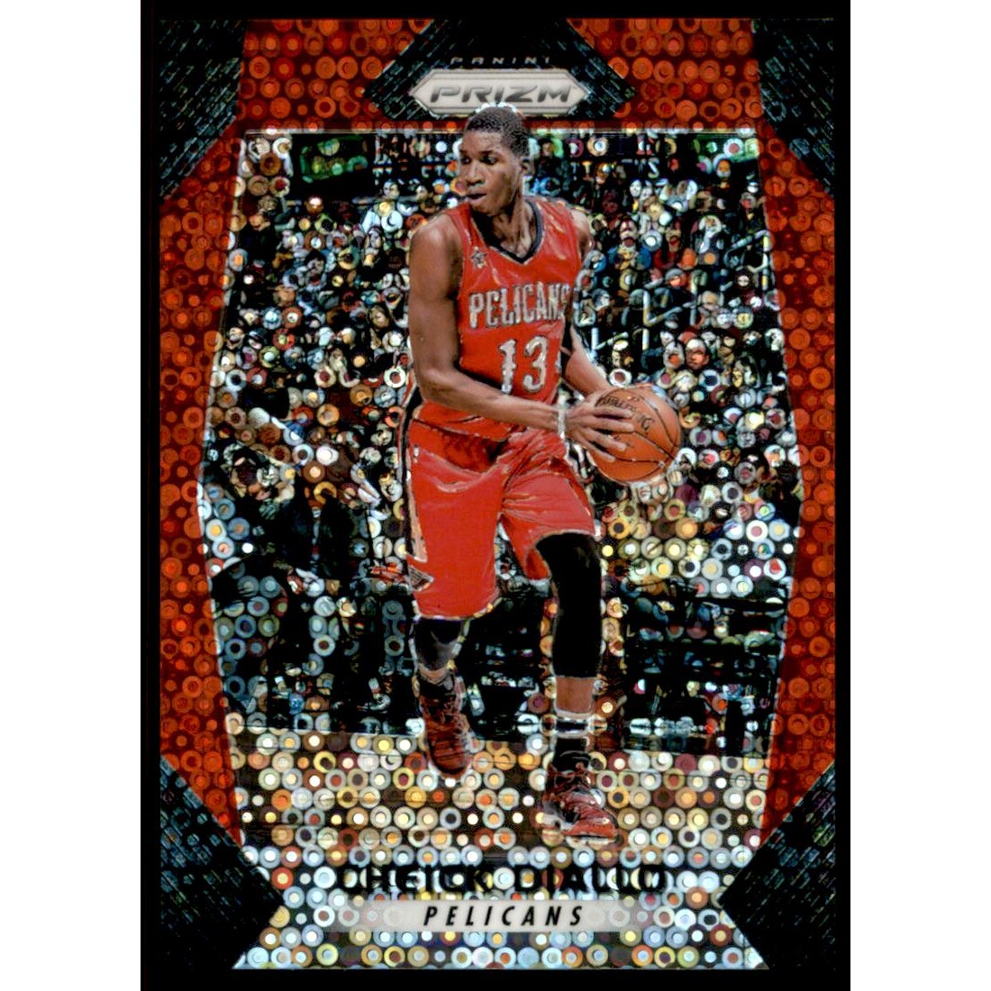 2017-18 Panini Prizm Prizms Fast Break Red #126 Cheick Diallo