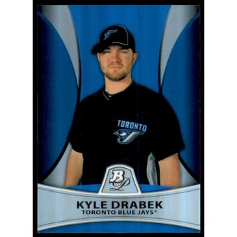 2010 Bowman Platinum Prospects Blue Refractors #PP14 Kyle Drabek