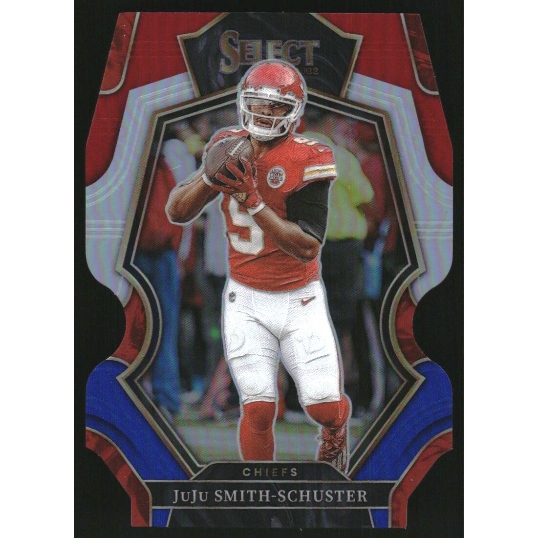 2022 Select Prizm Red and Blue Die Cut #149 JuJu Smith-Schuster