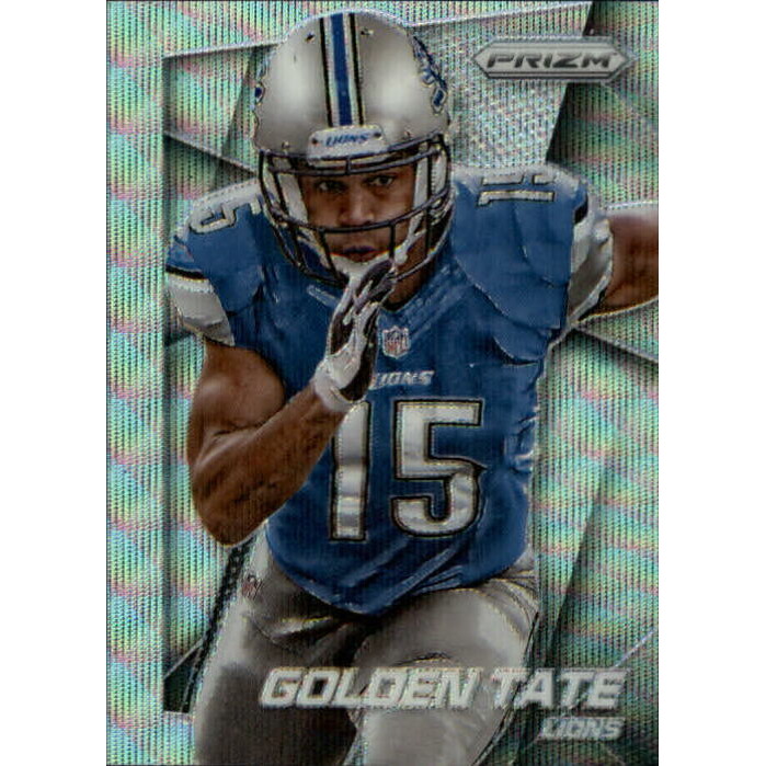 2014 Panini Prizm Prizms Light Blue Wave #117 Golden Tate