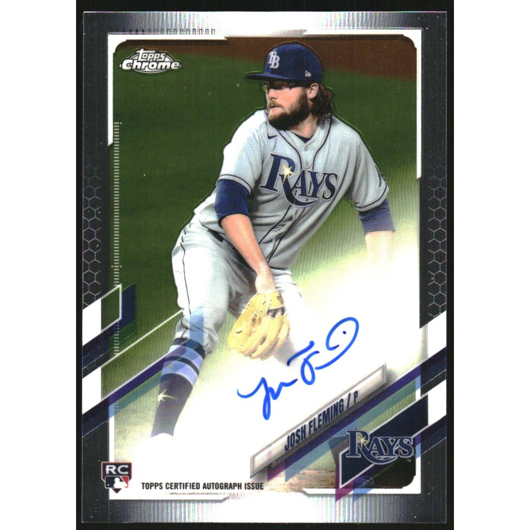 2021 Topps Chrome Rookie Autographs #RAJF Josh Fleming