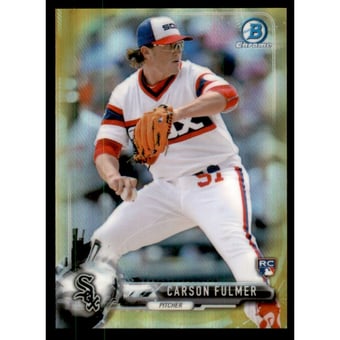 2017 Bowman Chrome Mini Gold Refractors #22 Carson Fulmer