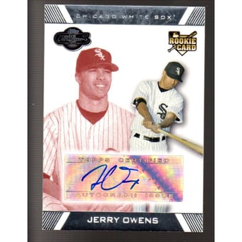 2007 Topps Co-Signers Red #110 Jerry Owens AU