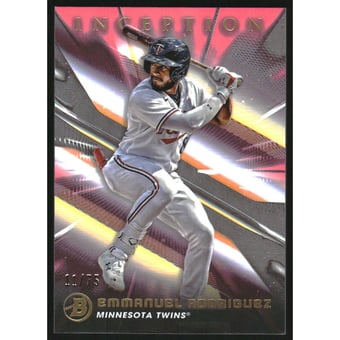 2023 Bowman Inception Fuchsia Foil #42 Emmanuel Rodriguez