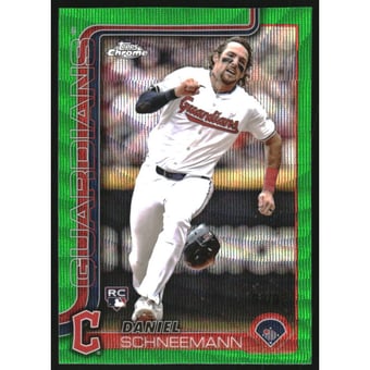 2025 Topps Chrome Green Wave Refractors #43 Daniel Schneemann