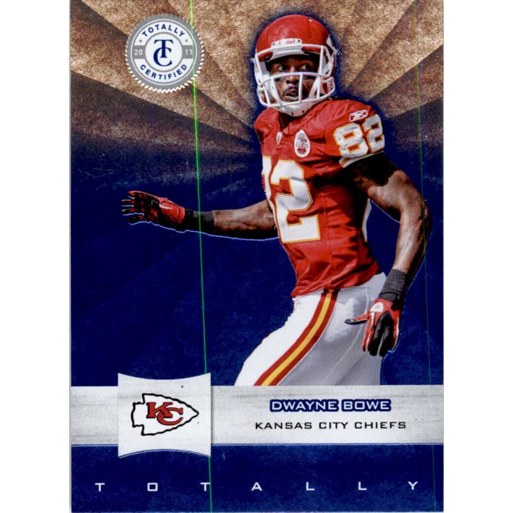 2011 Totally Certified Blue #40 Dwayne Bowe