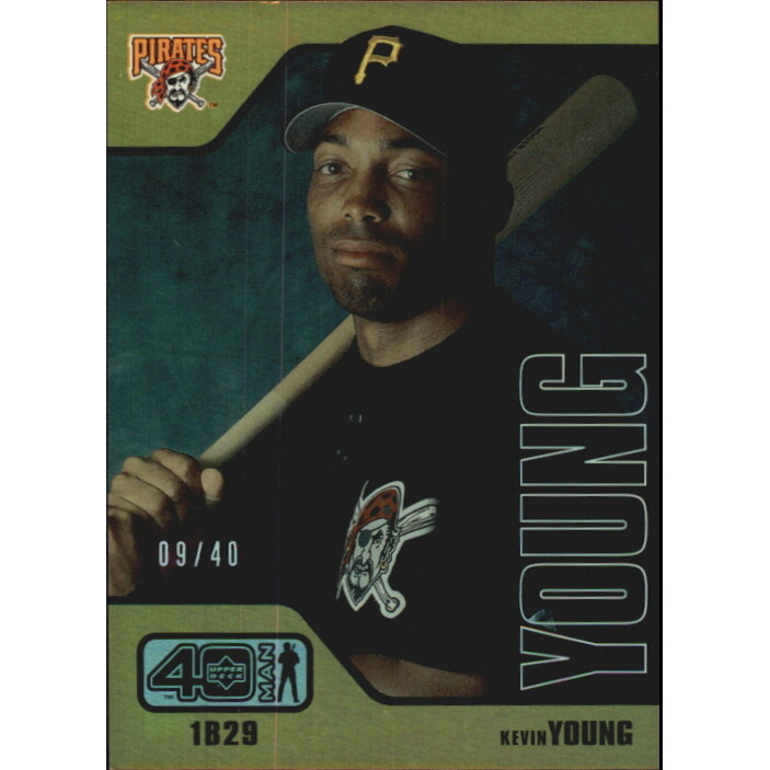 2002 Upper Deck 40-Man Electric Rainbow #928 Kevin Young. rookie card picture