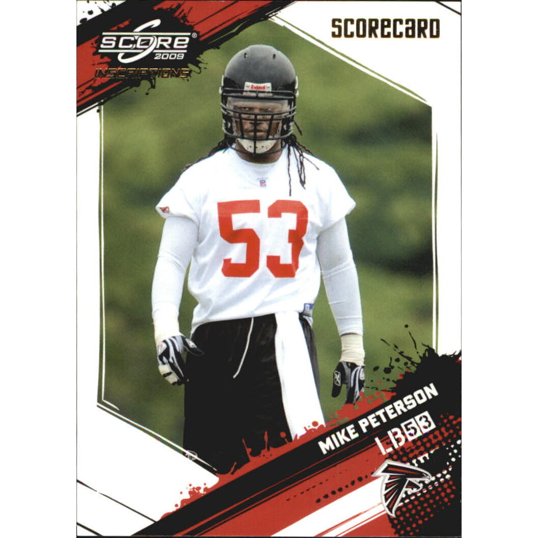 2009 Score Inscriptions Scorecard #137 Mike Peterson