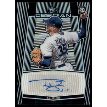 2020 Panini Obsidian Autographs #16 T.J. Zeuch