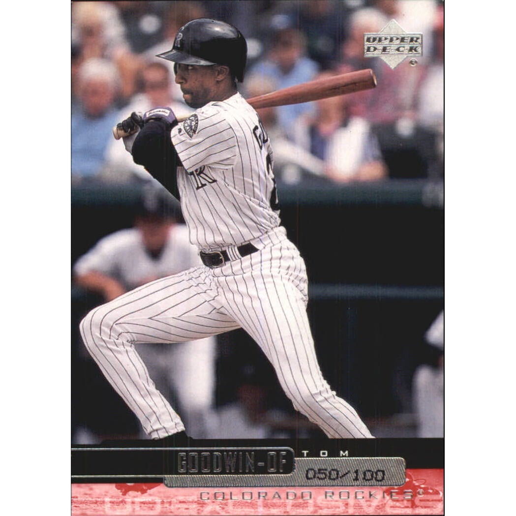 2000 Upper Deck Exclusives Silver #375 Tom Goodwin. rookie card picture