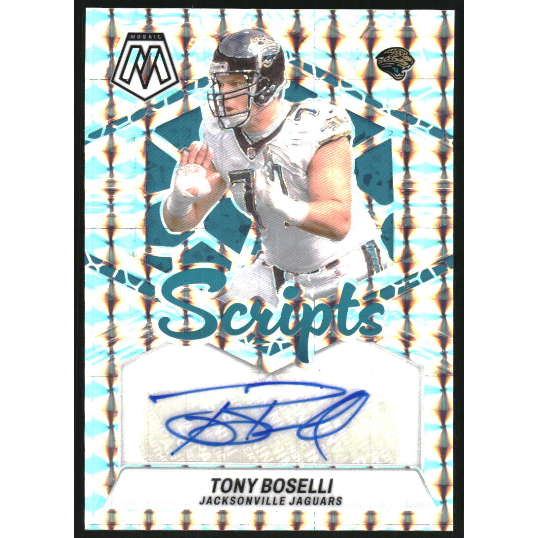 2024 Panini Mosaic Scripts #18 Tony Boselli