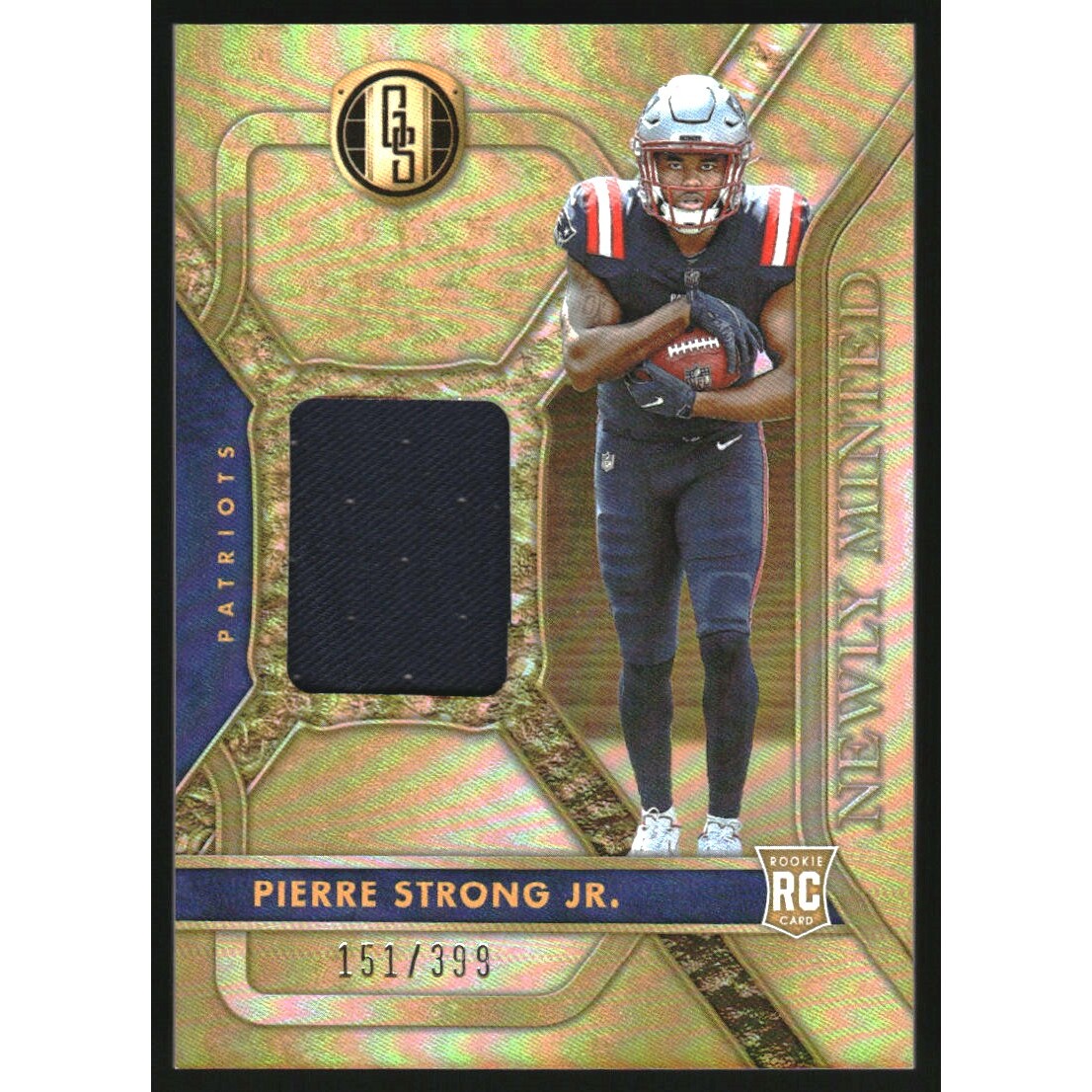2022 Panini Gold Standard Newly Minted Memorabilia #38 Pierre Strong Jr.
