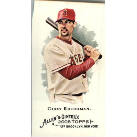 2008 Topps Allen and Ginter Mini A and G Back #324 Casey Kotchman. rookie card picture