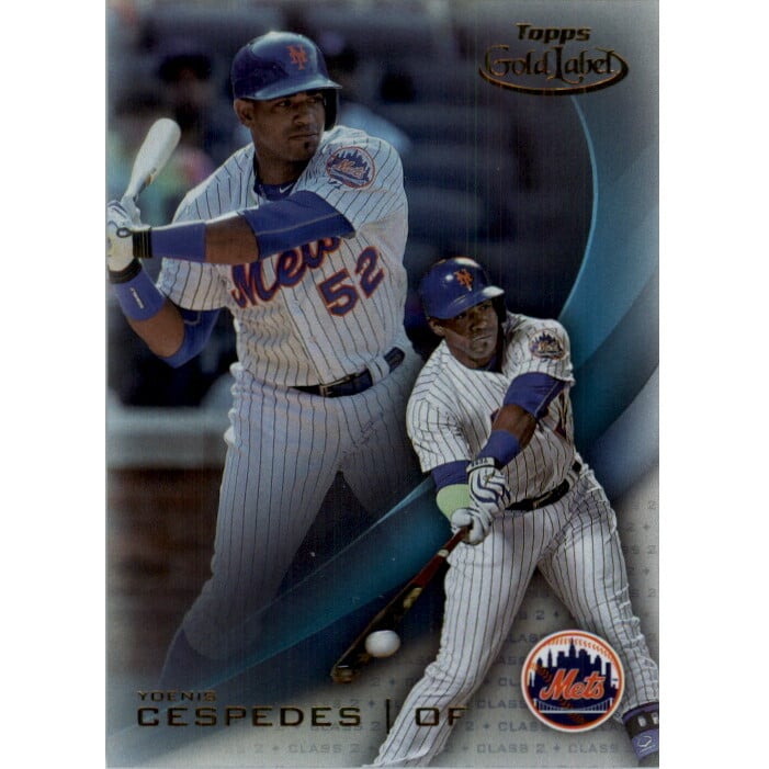 2016 Topps Gold Label Class 2 Blue #29 Yoenis Cespedes