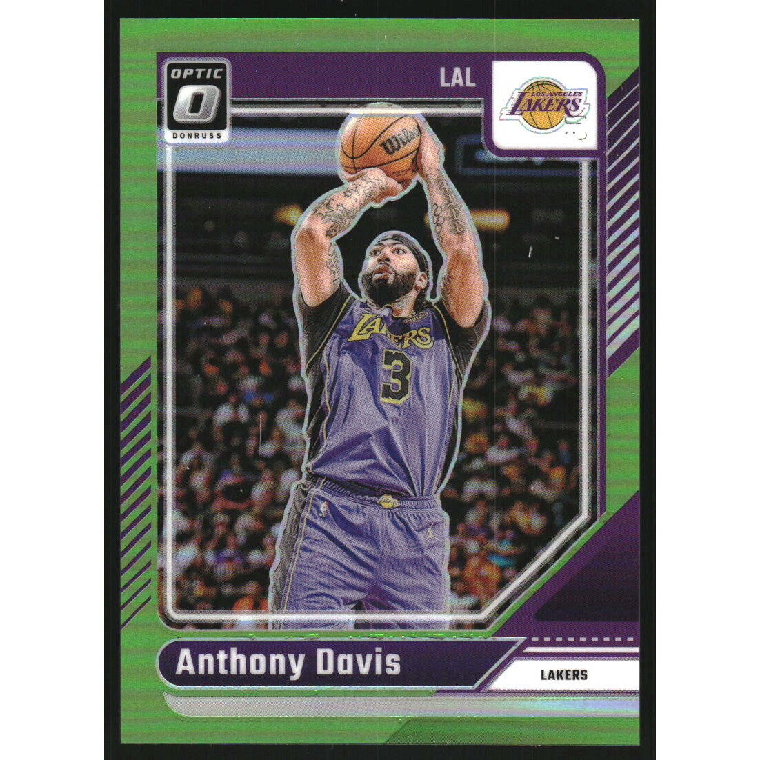 2024-25 Donruss Optic Lime Green #207 Anthony Davis 2024-25 Donruss Optic Lime Green #207 Anthony Davis