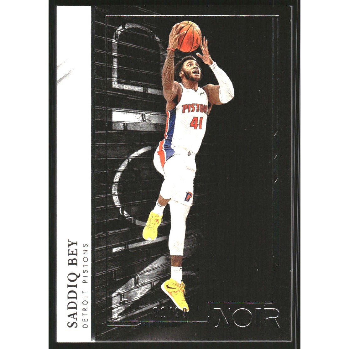 2021-22 Panini Noir #6 Saddiq Bey A
