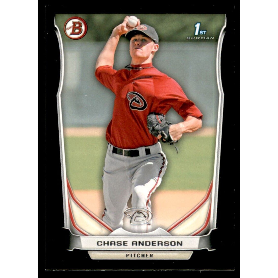 2014 Bowman Prospects Black #BP62 Chase Anderson