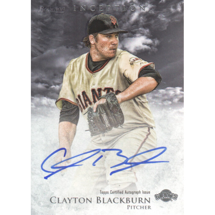 2013 Bowman Inception Prospect Autographs #CBL Clayton Blackburn