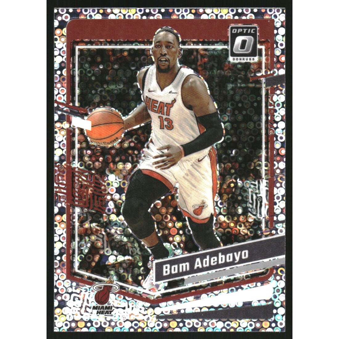 2023-24 Donruss Optic Fast Break Holo #13 Bam Adebayo