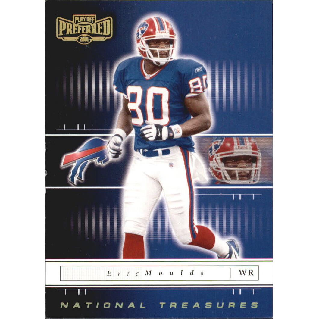 2001 Playoff Preferred National Treasures Gold #5 Eric Moulds