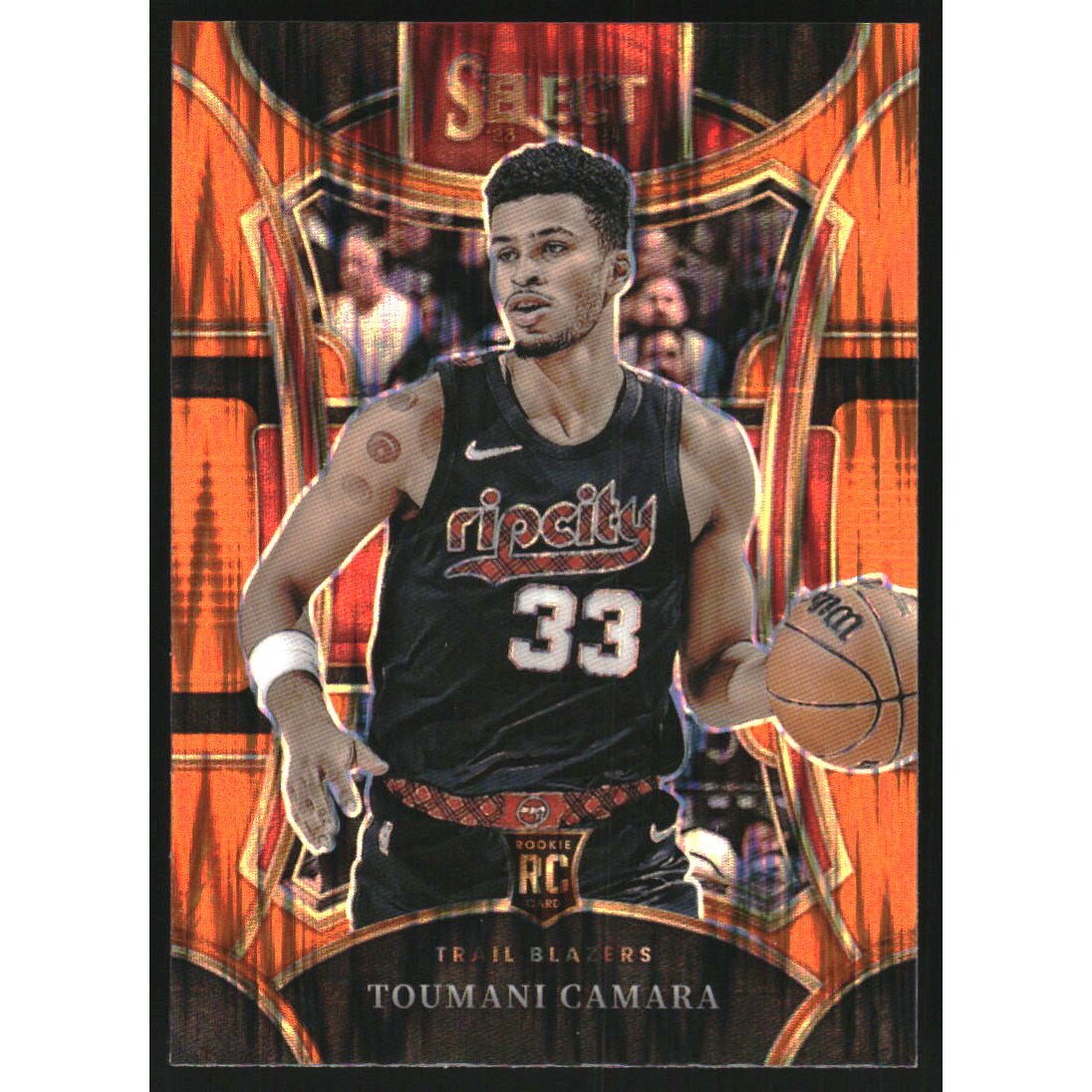2023-24 Select Prizms Orange Flash #301 Toumani Camara