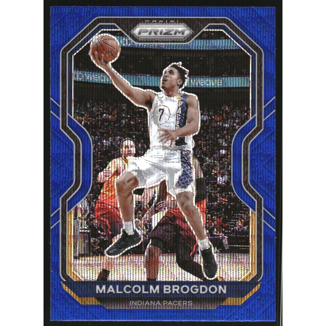 2020-21 Panini Prizm Prizms Blue Wave #78 Malcolm Brogdon 2020-21 Panini Prizm Prizms Blue Wave #78 Malcolm Brogdon