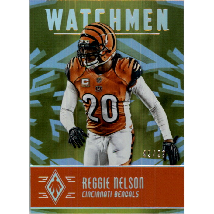 2016 Panini Phoenix Watchmen Yellow #WMRN Reggie Nelson. rookie card picture