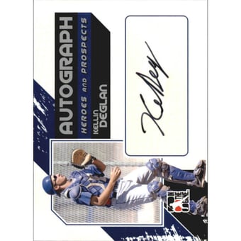 2011 ITG Heroes and Prospects Full Body Autographs Silver #KDE Kellin Deglan HN