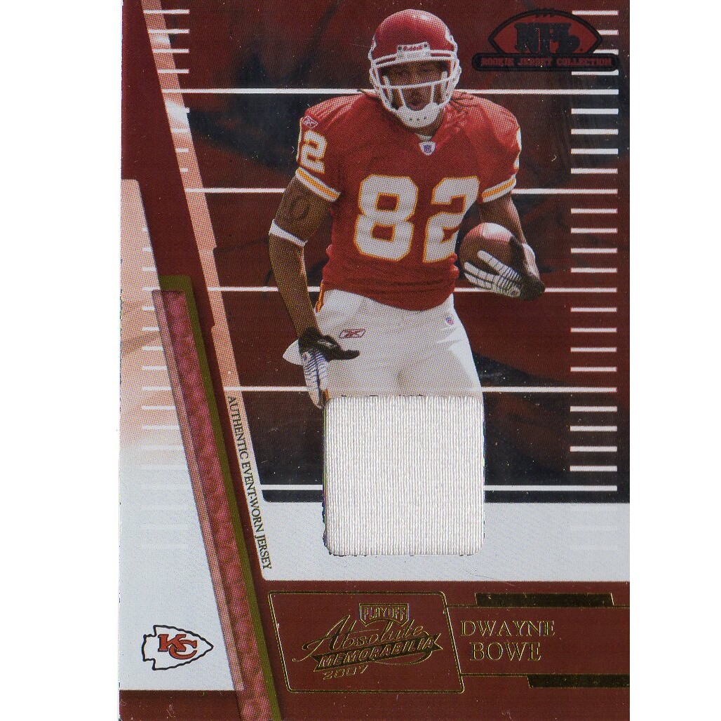 2007 Absolute Memorabilia Rookie Jersey Collection #10 Dwayne Bowe