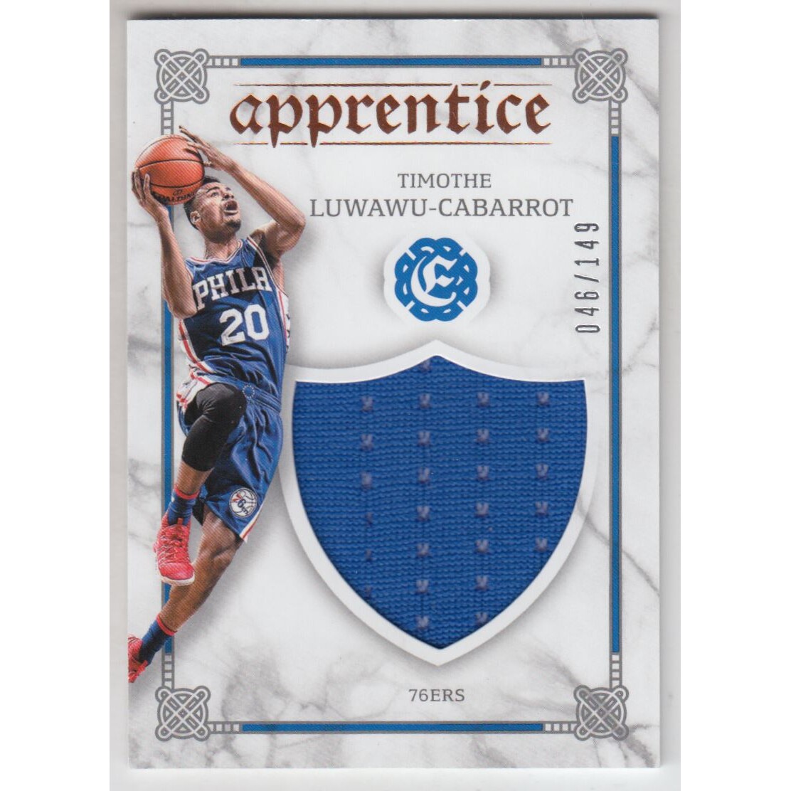 2016-17 Panini Excalibur Apprentice Shield Jerseys #20 Timothe Luwawu-Cabarrot