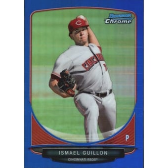 2013 Bowman Chrome Prospects Blue Refractors #BCP33 Ismael Guillon