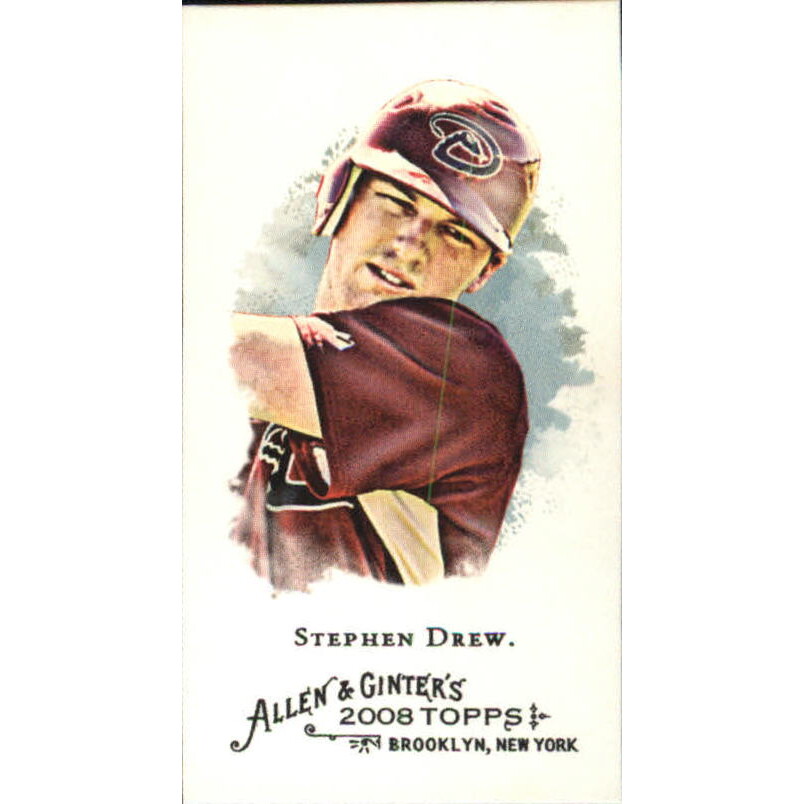 2008 Topps Allen and Ginter Mini A and G Back #325 Stephen Drew