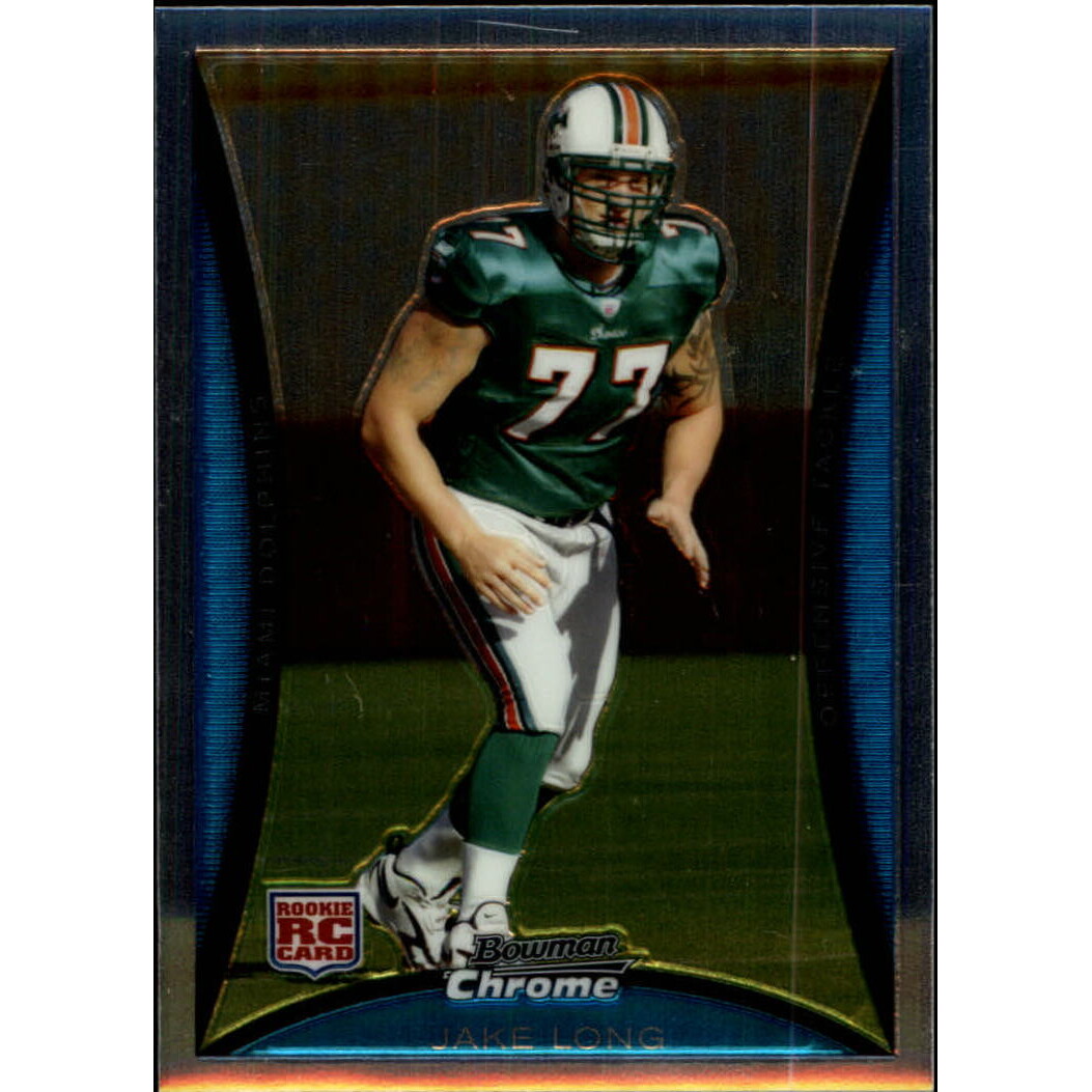 2008 Bowman Chrome Rookies Silver #BC104 Jake Long. rookie card picture