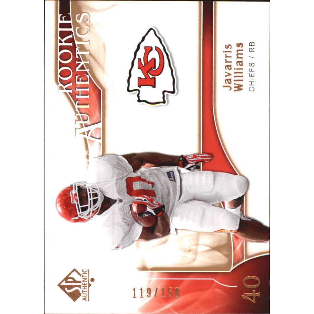 2009 SP Authentic Bronze #259 Javarris Williams