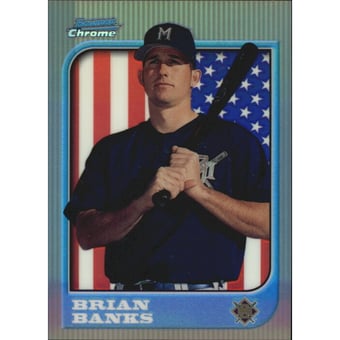 1997 Bowman Chrome International Refractors #237 Brian Banks
