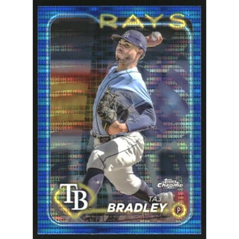 2024 Topps Chrome Blue Sonar Refractors #83 Taj Bradley