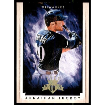 2015 Diamond Kings Gold #76 Jonathan Lucroy