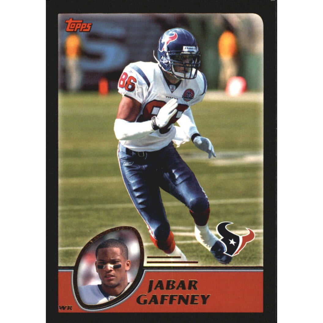 2003 Topps Black #179 Jabar Gaffney. rookie card picture