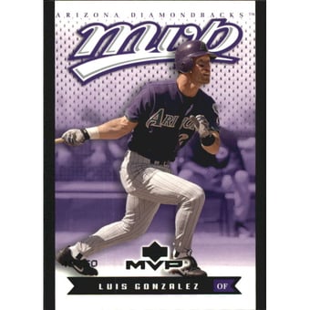 2003 Upper Deck MVP Black #9 Luis Gonzalez